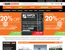 Tablet Screenshot of markharrod.com